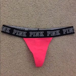 VS Pink Logo thong